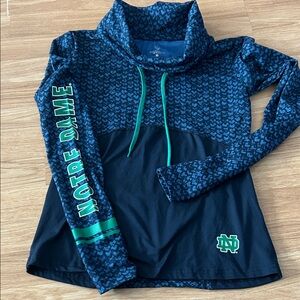 Colosseum Navy and Black Patterned Pullover